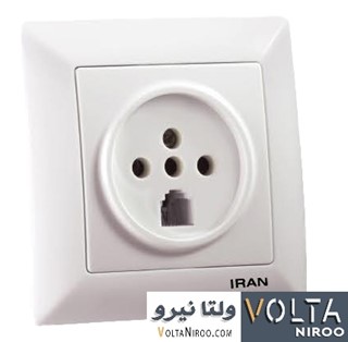 پریز تلفن دوقلو