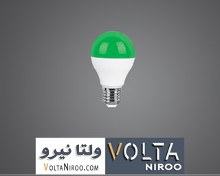 لامپ LED حبابی 3 وات E27 رنگی